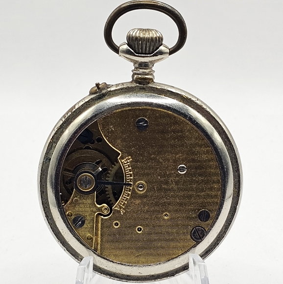 1934 Ingersoll Great Britain Foreign Mickey Mouse Pocket Watch Non Working - Picture 4 of 6